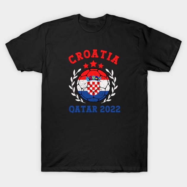 Croatia World Cup T-Shirt by footballomatic